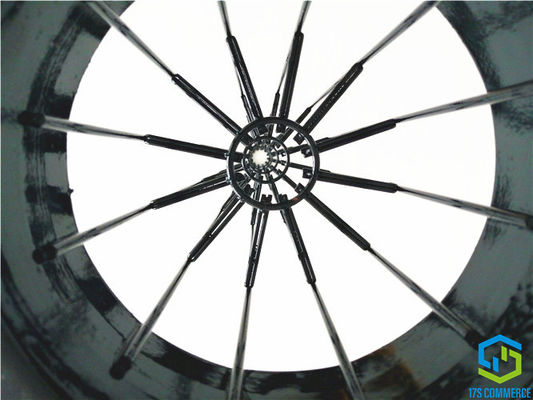 Η διπλή αράχνη 138mm κλουβί 12 καλωδίων πτυχών επιστρώματος πυριτίου κλουβιών φίλτρων αστεριών σκόνη κλουβιών αραχνών πτυχών συλλέγει το κλουβί
