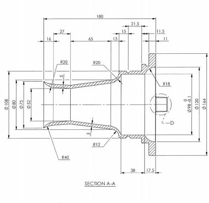 Venturi 164x75x180mm αργιλίου Mikropul