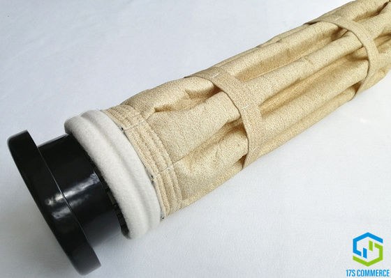 Baghouse 130mm τσάντες φίλτρων Aramid 120mm κλουβί αστεριών