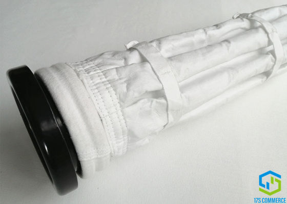 βιομηχανικές τσάντες συλλεκτών σκόνης 130mm PTFE 120mm κλουβί