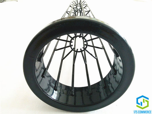 Συνδεμένο κάθετο κλουβί 120mm πτυχών Wire12 Ray Star Cage Silicon Coating κλουβί σπιτιών τσαντών χάλυβα άνθρακα κλουβιών αραχνών
